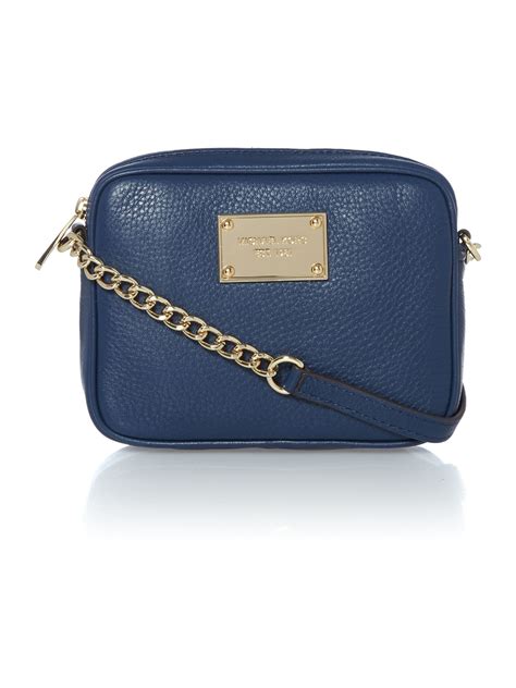 bright blue michael kors bag|Michael Kors navy crossbody bag.